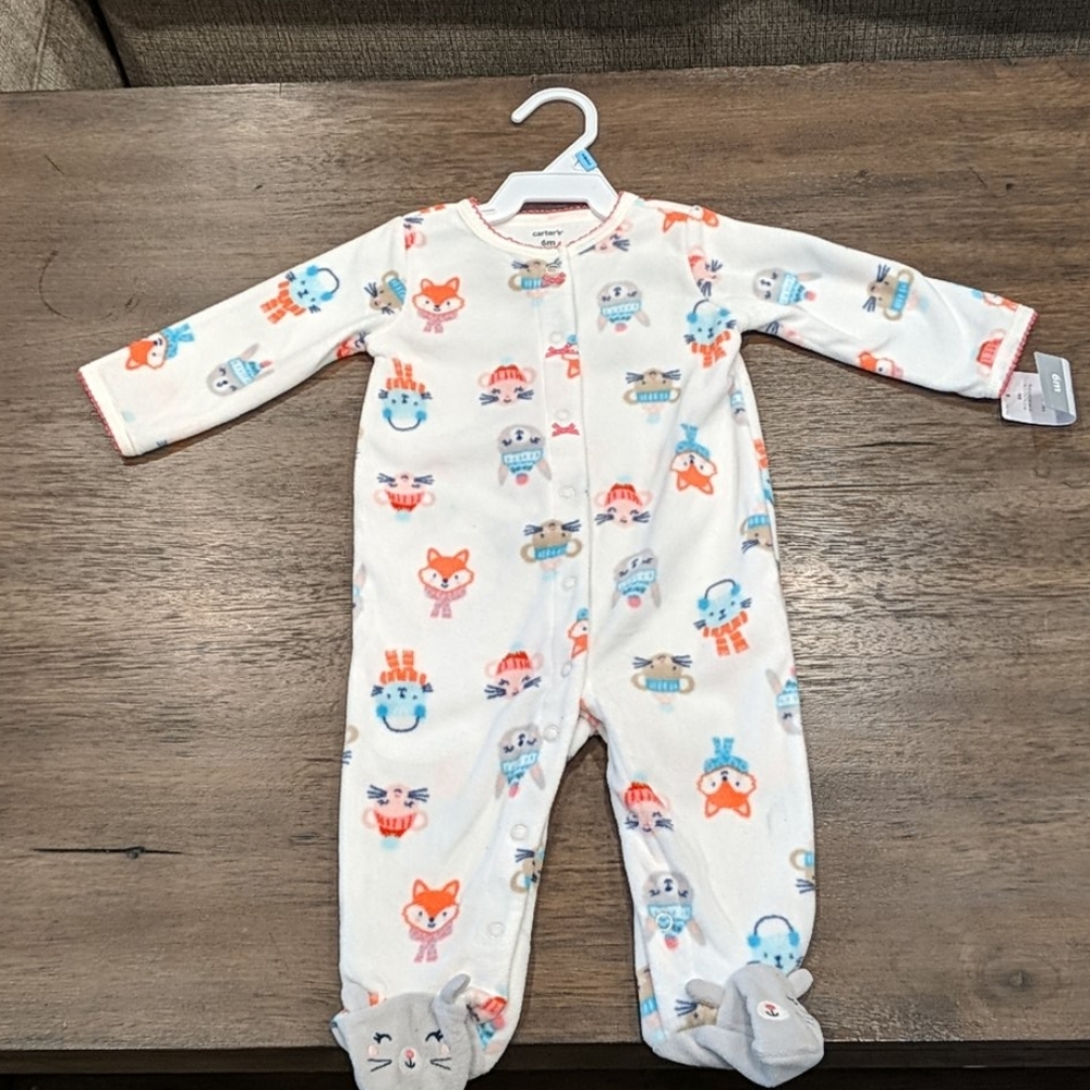 NWT Carter's 6mo Footie pajamas